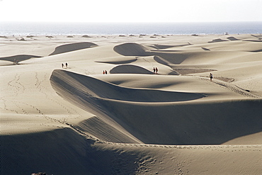 Sand dunes, Maspalomas, Gran Canaria, Canary Islands, Spain, Europe