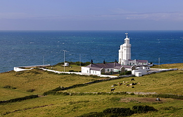 St. Catherine's Point Lighthouse, Isle of Wight, England, United Kingdom, Europe