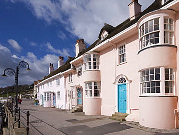 Lyme Regis Cottages, Dorset, England, United Kingdom, Europe