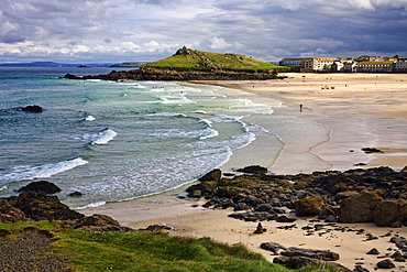 Porthmeor Beach, St. Ives, Cornwall, England, United Kingdom, Europe