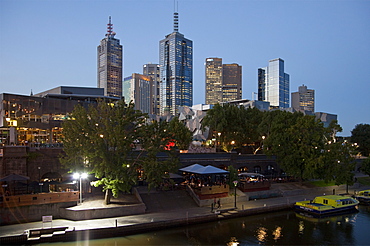 City Centre and Yarra River, Melbourne, Victoria, Australia, Pacific