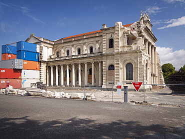 Catholic Basilica, Cathedral of the Blessed Sacrament, ruined by earthquakes, Christchurch, Canterbury, South Island, New Zealand, Pacific