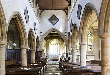 St. Michaels Church, Great Tew, Oxfordshire, England, United Kingdom, Europe