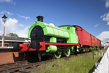 Percy saddle tank locomotive, Museum of Scottish Railways, Bo'ness, Scotland, United Kingdom, Europe