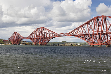 The Forth Rail Bridge, UNESCO World Heritage Site, Firth of Forth, Scotland, United Kingdom, Europe