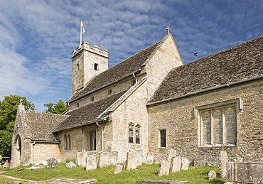 St. Mary's Church, Swinbrook, Oxfordshire, Cotswolds, England, United Kingdom, europe