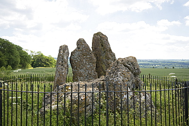 Whispering Knights, The Rollright Stones, on the Oxfordshire Warwickshire border, England, United Kingdom, Europe