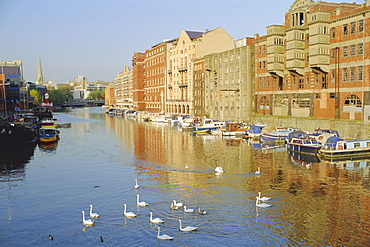 Redcliffe Wharf, Bristol Harbour, Bristol, England, UK