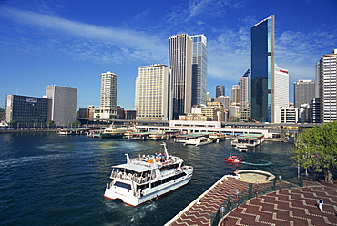 The harbour and city skyline of Sydney, New South Wales, Australia, Pacific