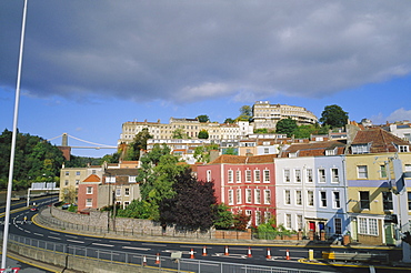 Clifton from Hotwells, Bristol, England, UK