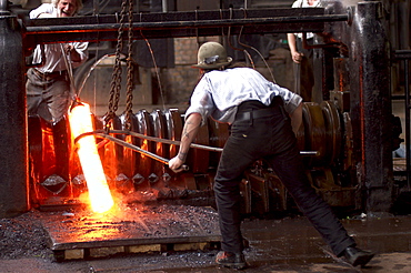 Rolling Mill, Ironworks, Blists Hill Victorian Town, Ironbridge, Shropshire, United Kingdom, Europe