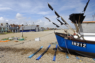 On the beach at Aldeburgh, Suffolk, England, United Kingdom, Europe