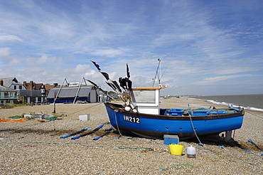 On the beach at Aldeburgh, Suffolk, England, United Kingdom, Europe