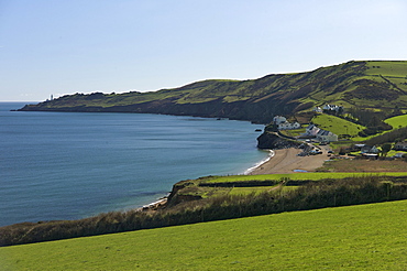 Hallsands village and Start Point, South Devon, England, United Kingdom, Europe