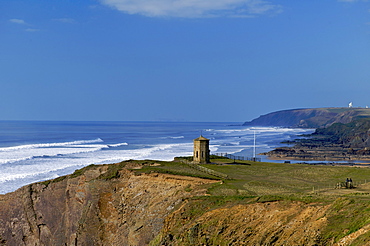 The Pepper Pot storm tower, Bude, North Cornwall, England, United Kingdom, Europe