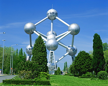 The Atomium, Brussels, Belgium, Europe