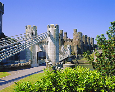 Conway Castle, Gwynedd, North Wales, UK 