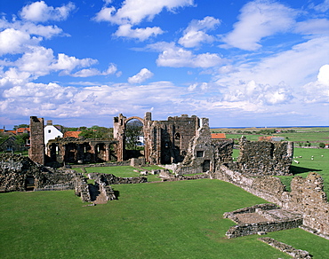 Lindisfarne Priory, Holy Island, Northumberland, England, United Kingdom, Europe