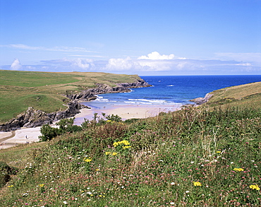 Porth Joke Bay, near Newquay, Cornwall, England, United Kingdom, Europe