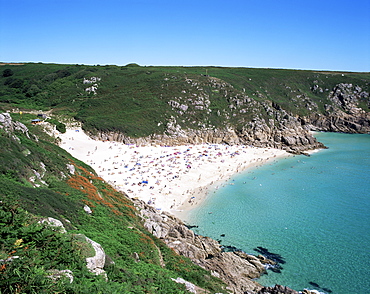 Porthcurno Bay, Cornwall, England, United Kingdom, Europe