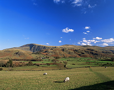 General landscape view, Lake District, Cumbria, England, United Kingdom, Europe