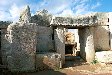 Mna Jora (Mnajdra) temple, UNESCO World Heritage Site, Malta, Mediterranean, Europe