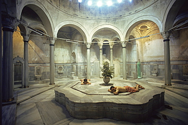 Turkish bath, Cagaloglu Hamami, Istanbul, Turkey, Europe