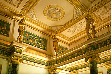 Ceiling, Syon House, Greater London, England, United Kingdom, Europe