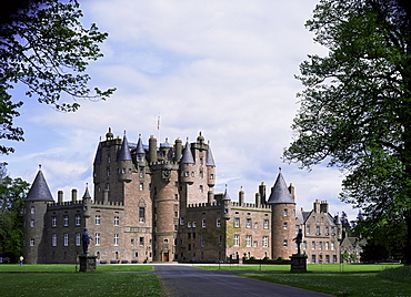 Glamis Castle, Highland region, Scotland, United Kingdom, Europe