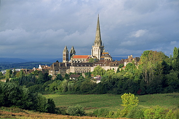 The cathedral of St. Lazare at Autun in Burgundy, France, Europe