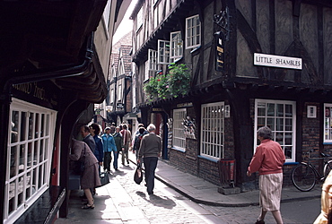 The Shambles, York, Yorkshire, England, United Kingdom, Europe