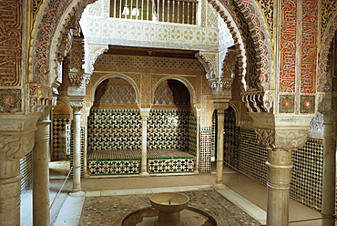 Royal baths, Alhambra, UNESCO World Heritage Site, Granada, Andalucia, Spain, Europe