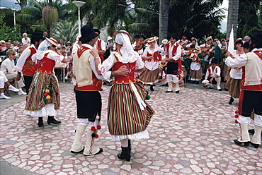 Traditional folk dance, Tenerife, Canary Islands, Spain, Europe