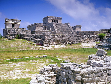 Mayan archaeological site, Tulum, Yucatan, Mexico, North America