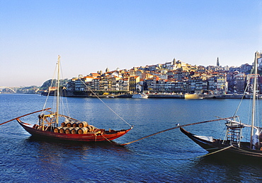 Boats on the Douro River, Porto, Portugal