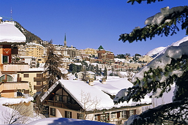 St. Moritz, Upper Engadine, Graubunden region, Swiss Alps, Switzerland, Europe