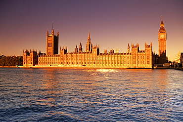 The Houses of Parliament (Palace of Westminster), UNESCO World Heritage Site, London, England, United Kingdom, Europe