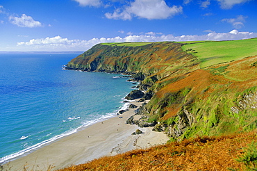 Lantic Bay, Near Fowey, Cornwall, England,UK 