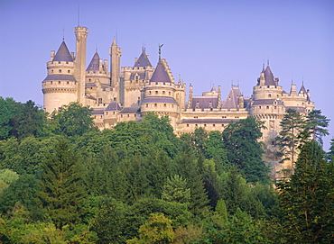 Pierrefonds castle, Picardie (Picardy), France, Europe