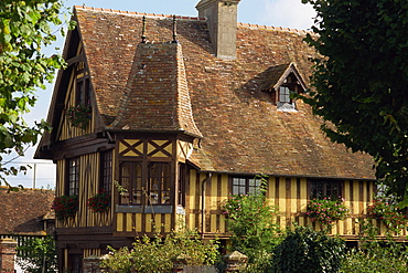 Manor House, Beuvron en Auge, Haute Normandie, France, Europe