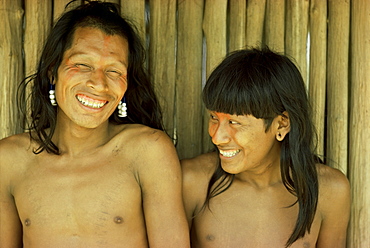 Xingu men, Brazil, South America