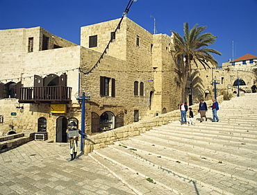 Street scene, Old Jaffa, Jaffa, Israel, Middle East