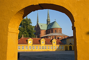 The cathedral, Roskilde, Denmark, Scandinavia, Europe