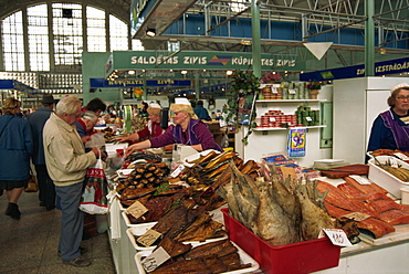 Fish market, Riga, Latvia, Baltic States, Europe