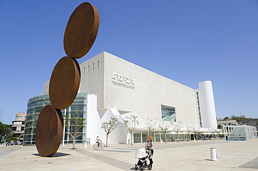 Refurbished Habima building of the National Theatre, Tel Aviv, Israel, Middle East