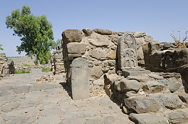 Archaeological site of the biblical city of Bethsaida, Sea of Galilee, Israel, Middle East