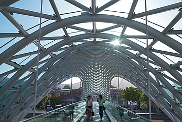 The Peace Bridge, Tblisi, Georgia, Central Asia, Asia