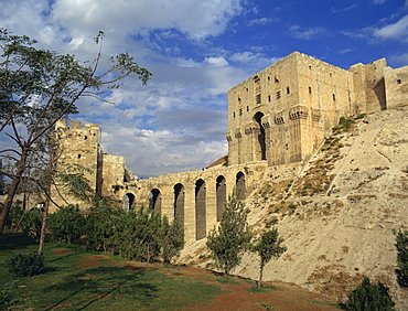 The Citadel, Aleppo, UNESCO World Heritage Site, Syria, Middle East