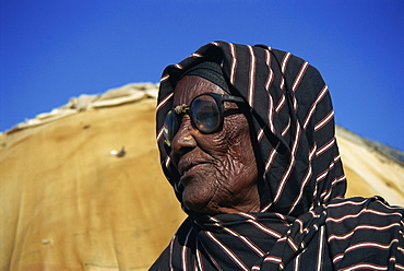 Portrait of old woman, Ethiopia, Africa