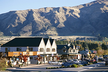 Main High Street shops, Wanaka, Otago, South Island, New Zealand, Pacific